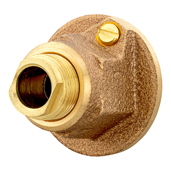 A brass nut for a Zurn Temp-Gard shower valve.