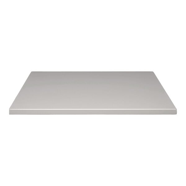 A square stone gray table top.
