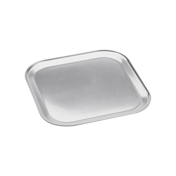 An American Metalcraft aluminum square pizza pan with a wide rim.