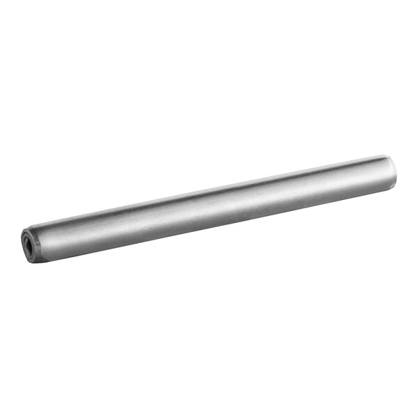 A long silver tube with a hole.