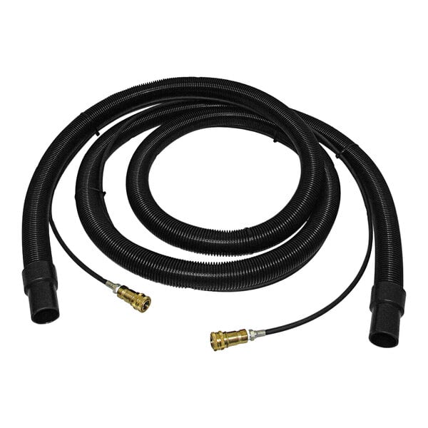 A U.S. Products black hose set with gold connectors and nozzles.