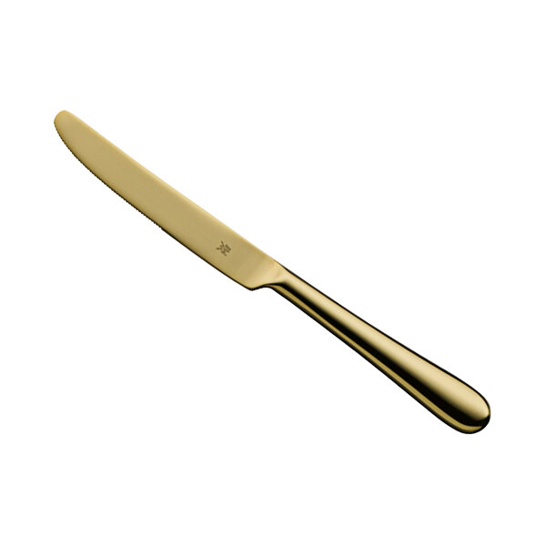 A WMF Signum Gold stainless steel fruit knife with a gold handle.