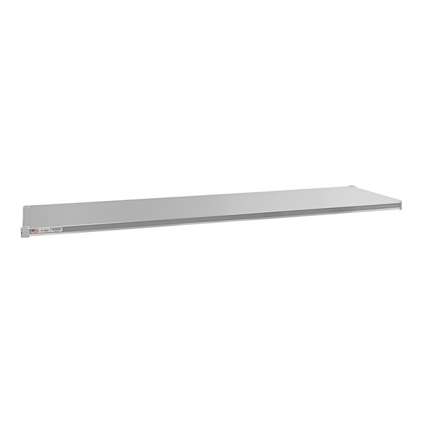 A white New Age adjustable aluminum solid shelf.