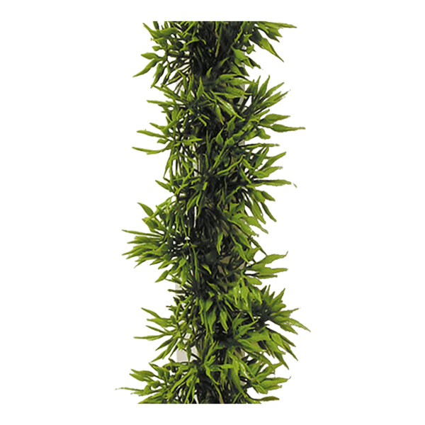 A Dalebrook green melamine spruce divider with white base designed to look like a green spruce plant.