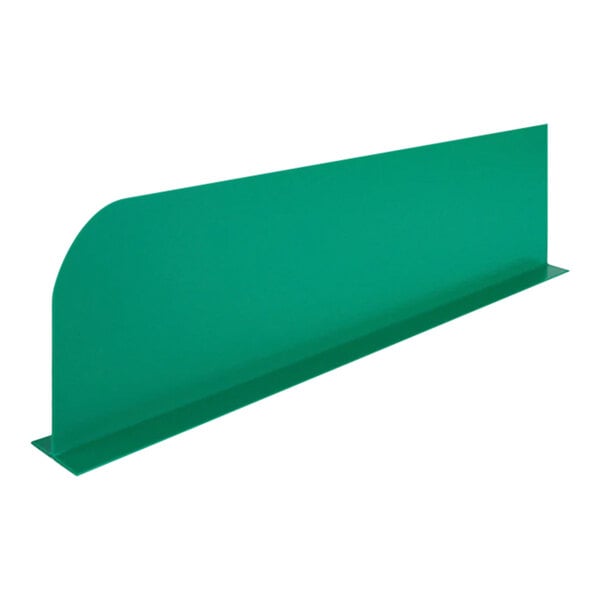 A green rectangular Dalebrook melamine divider.