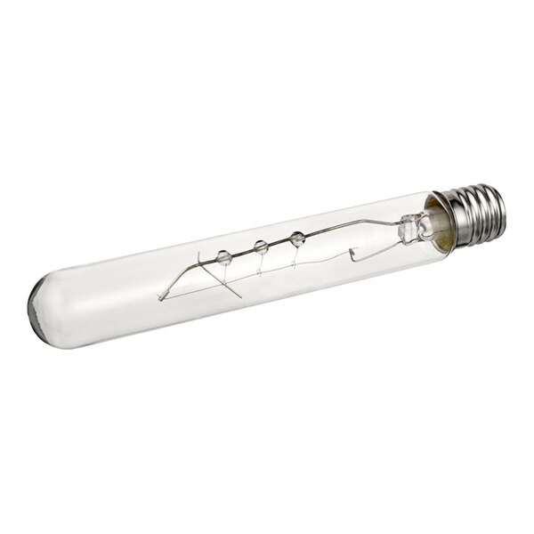 An All Points 40 watt clear light bulb with a silver cap.