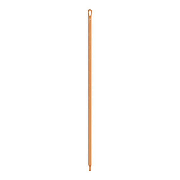 An orange Vikan Ultra-Hygienic handle with black lines.