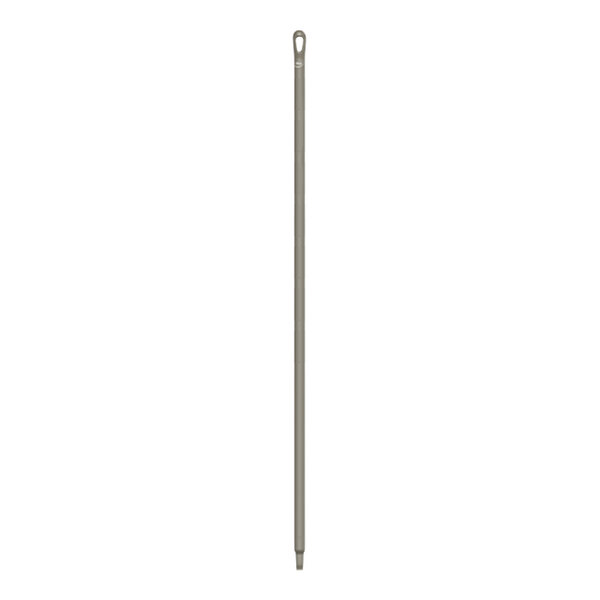 A long silver metal Vikan Ultra-Hygienic handle.