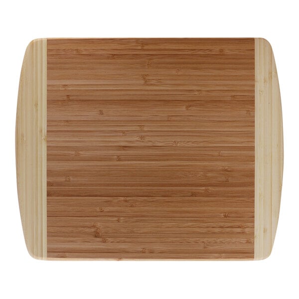 A Franmara bamboo cutting board with a wood stripe.