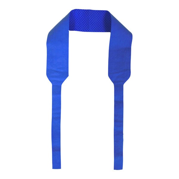 A blue Cordova Cooling Headband with two straps.