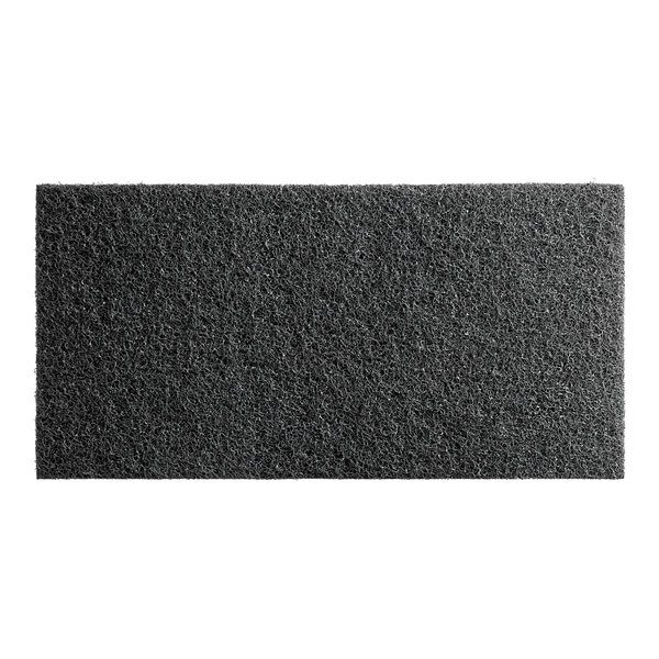 A black rectangular Lavex Pro floor machine pad.