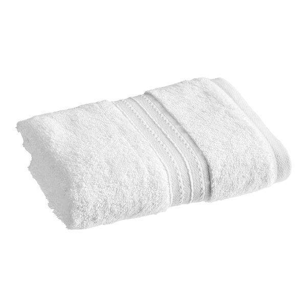 A 1888 Mills white combed cotton/modal hand towel.