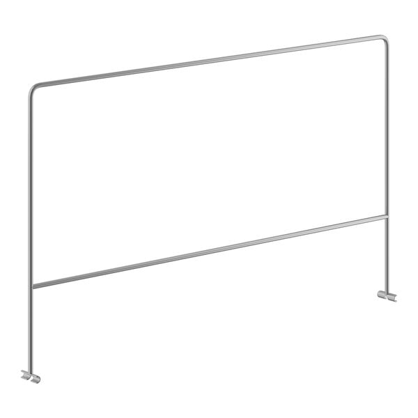 A metal bar with a white background.
