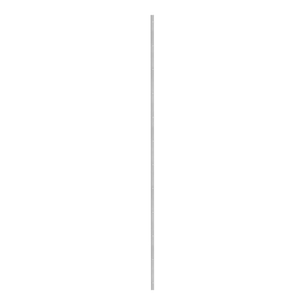 A long thin metal pole with a J-shaped end.