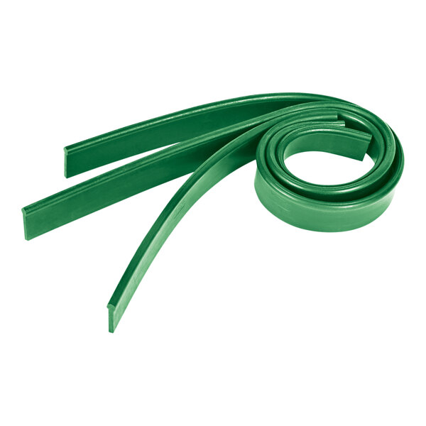 A green Unger rubber blade rolled up.