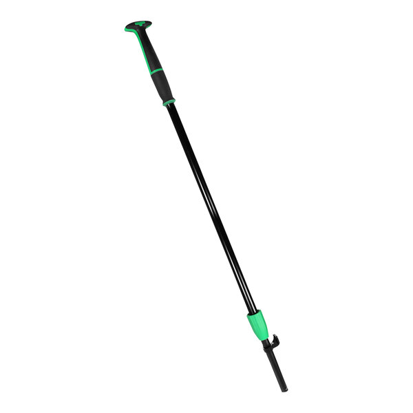 A black and green Unger Excella OmniClean straight pole.