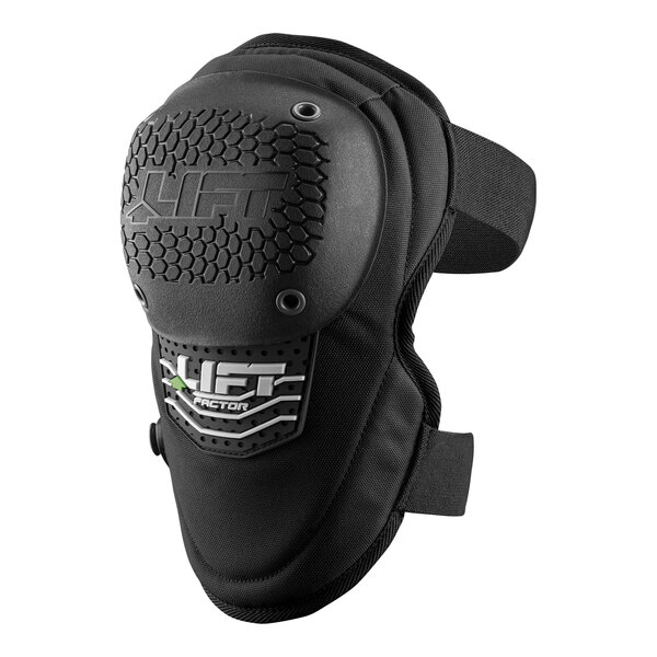 A black Lift knee guard with white text that says "Lft"