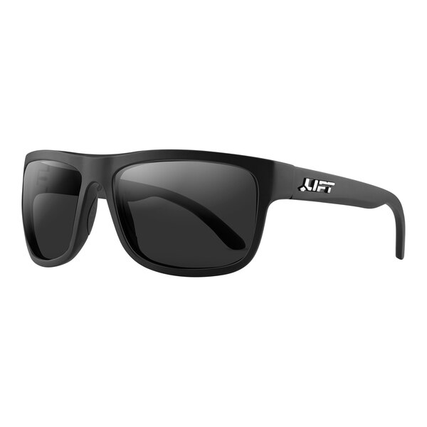 Lift Safety Banshee Safety Glasses with matte black frames and black lenses.