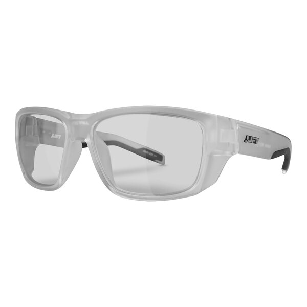 Lift Safety Fusion Safety Glasses with clear lenses on a white background.