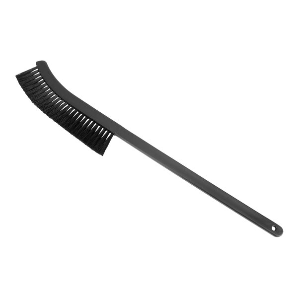 A black Carlisle Sparta polyester radiator brush with a long handle.