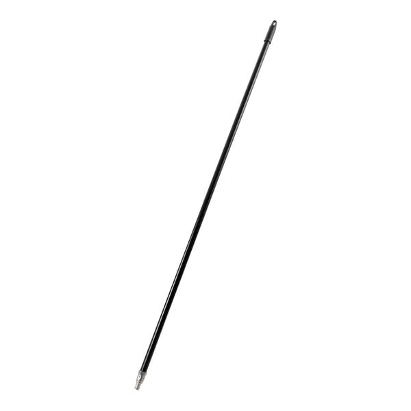 A black stick with a black and silver rod.