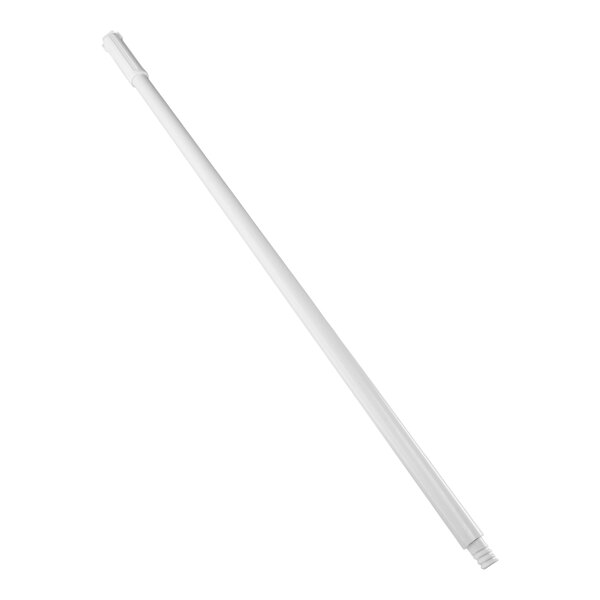 A long white Carlisle plastic stick with a black reinforced tip.