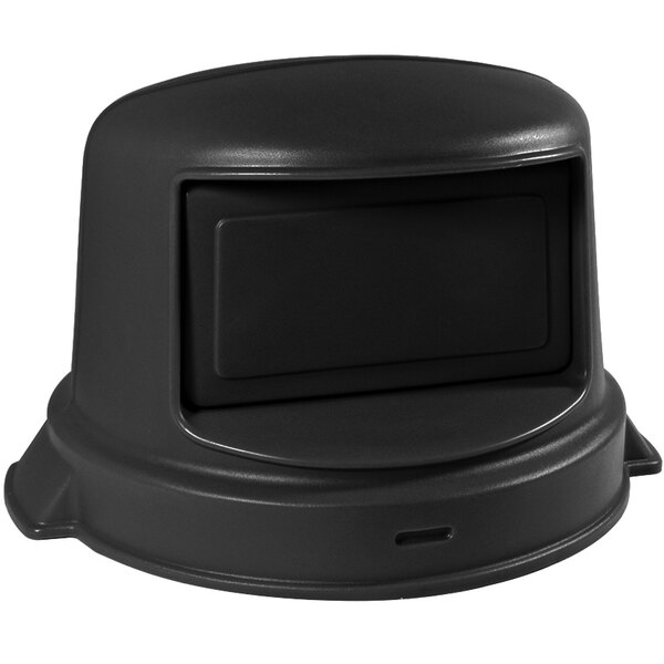 32 Gallon Black Dome Top Trash Can Lid