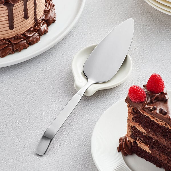 Acopa Skyscraper 10 7/8" 18/8 Stainless Steel Extra Heavy Weight Cake Server