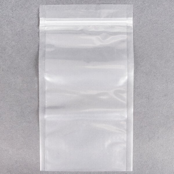 An ARY VacMaster clear plastic bag with a zipper.