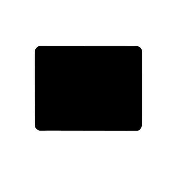 A black rectangle on a white background.