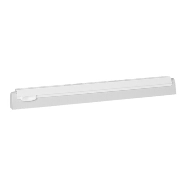 A white rectangular replacement squeegee blade.
