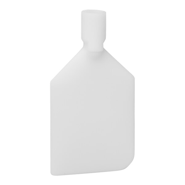 A white plastic container with a white cap.