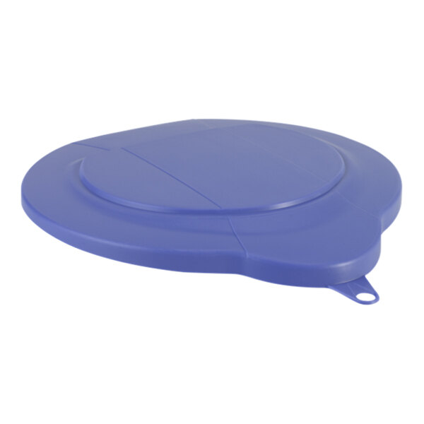 A purple plastic lid for a Vikan 1.5 gallon bucket.