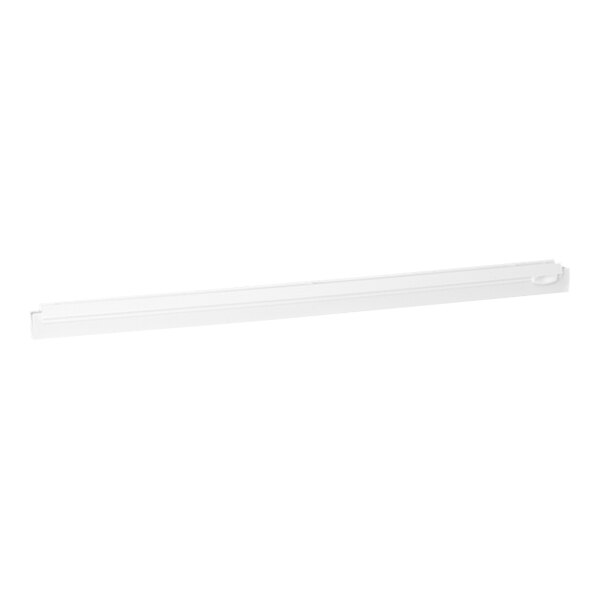 A white rectangular Vikan squeegee blade.