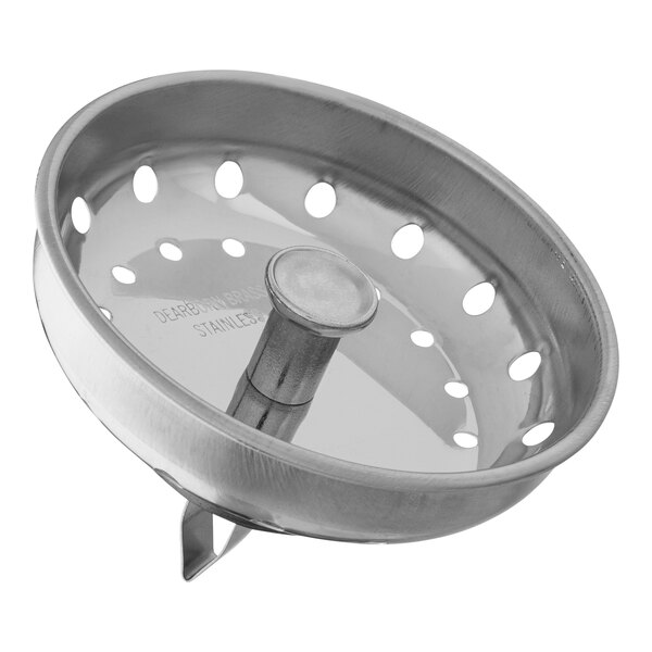 Dearborn 4204-6-3 Super 6 3 1/4" Stainless Steel Sink Basket Strainer