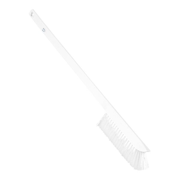 A white Vikan Ultra-Slim cleaning brush with a handle and bristles.