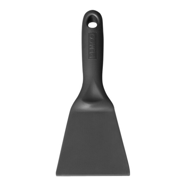 A black plastic Remco hand scraper with a handle.