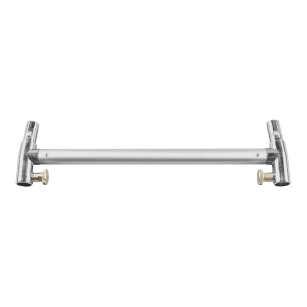 A silver metal lower handle for CRB Cleaning Systems on a white background.