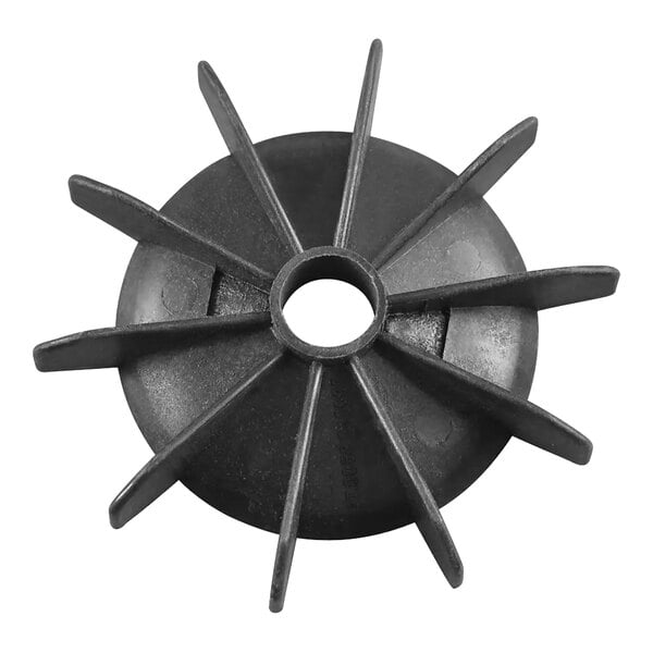 A black plastic impeller for a CRB Cleaning Systems E5.