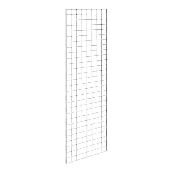 A chrome rectangular grid of metal bars.
