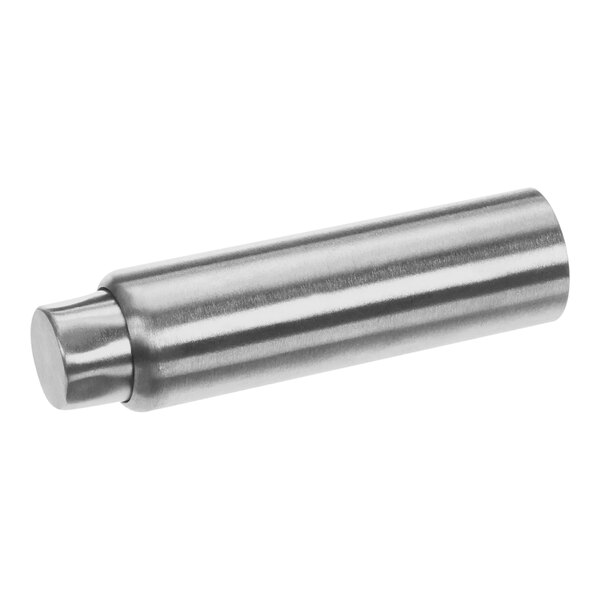 A stainless steel Hatco leg.