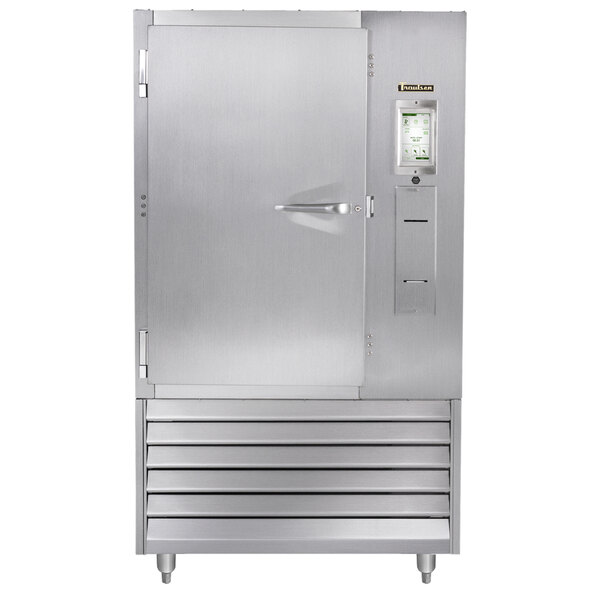 A Traulsen Spec Line blast chiller with a left hinged silver door.