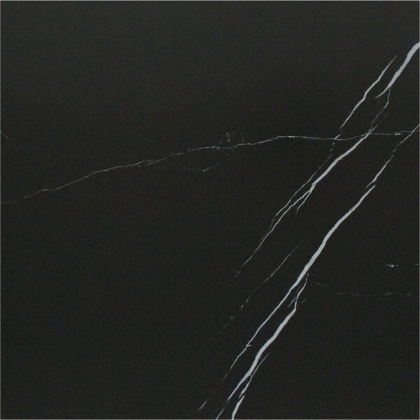 A black marble table top with white lines.