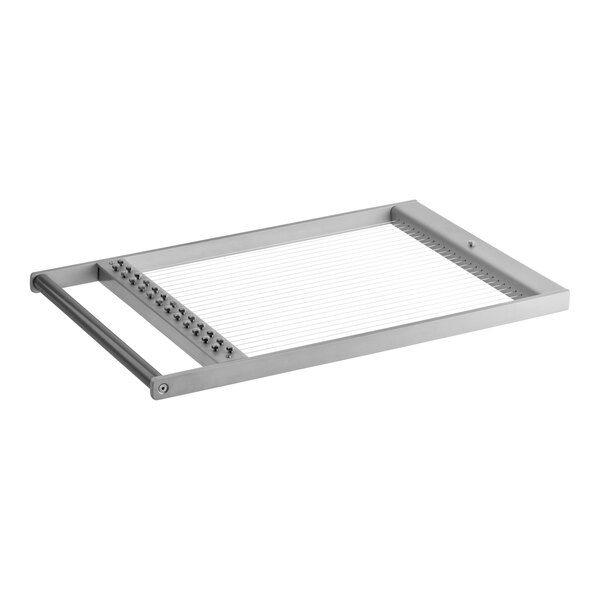 A rectangular metal Pavoni cutting frame with a handle.