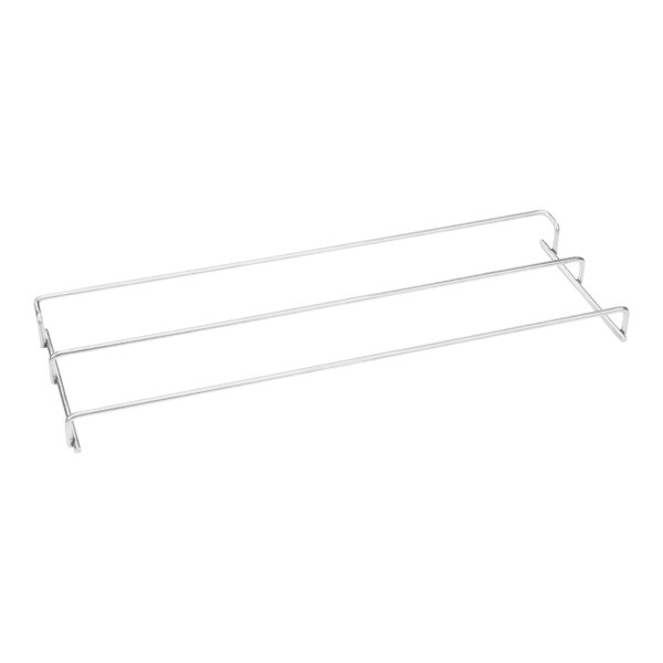 An AccuTemp wire rack with three metal rods.