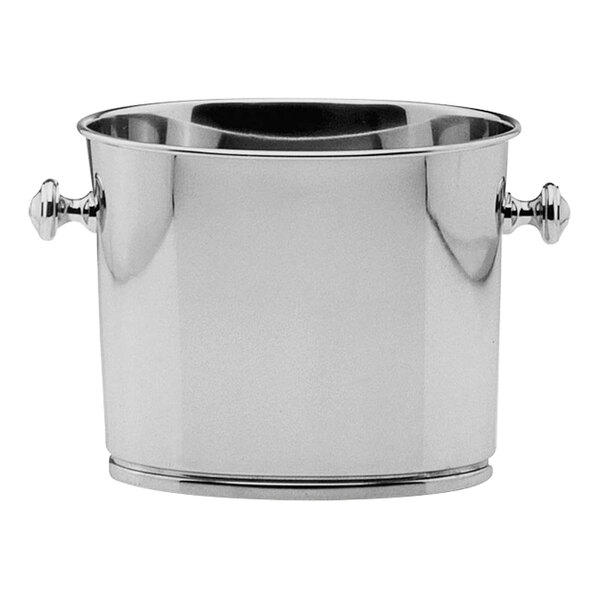 A Hepp by Bauscher stainless steel wine and champagne cooler with two handles.