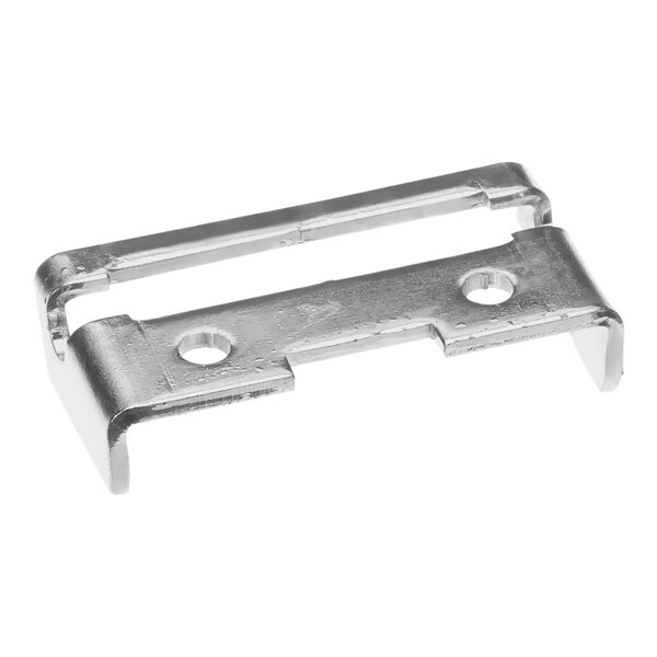 A Metro release retainer bracket with two holes.