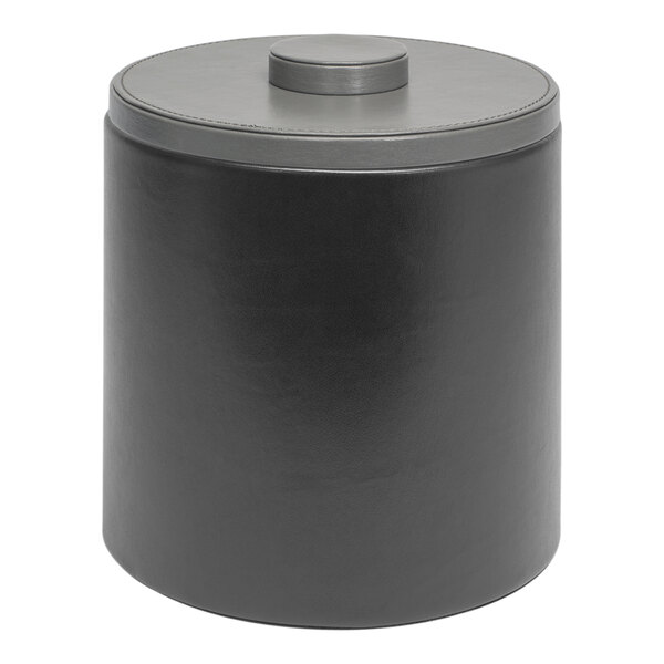 A black cylinder with a smoke lid.