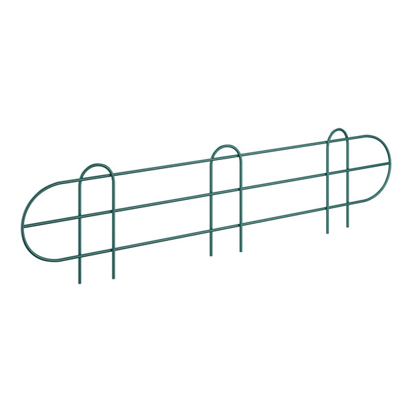 Regency 27 5/8" x 5 15/16" Green Epoxy Wire Shelf Ledge for 30" Wire Shelving