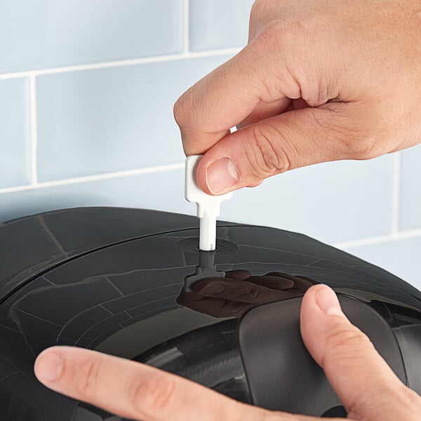 Lavex Plastic Key for Paper Towel / Toilet Tissue Dispensers